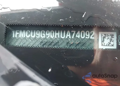 2017 Ford Escape Se из США, поврежденный, VIN 1FMCU9G90HUA74092